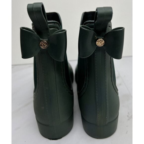 Catherine Malandrino Women's Briellie Bow Rain Boot in Green EUR 38 US 7 - Picture 3 of 8